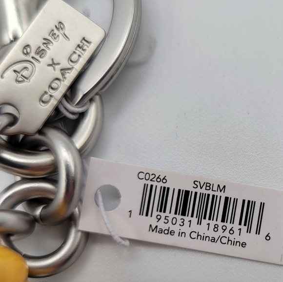 Coach Disney Cinderella Bear Keychain bag charm - Picture 4 of 6